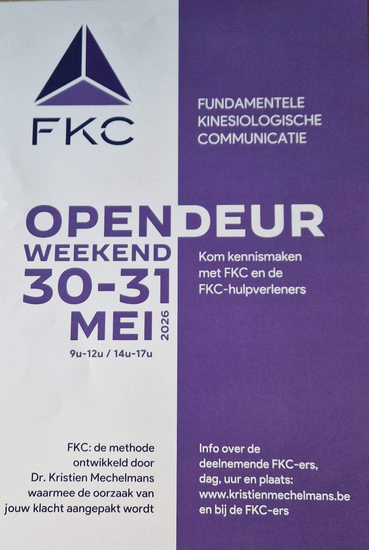 Opendeur FKC 2026 Opendeur FKC 2026